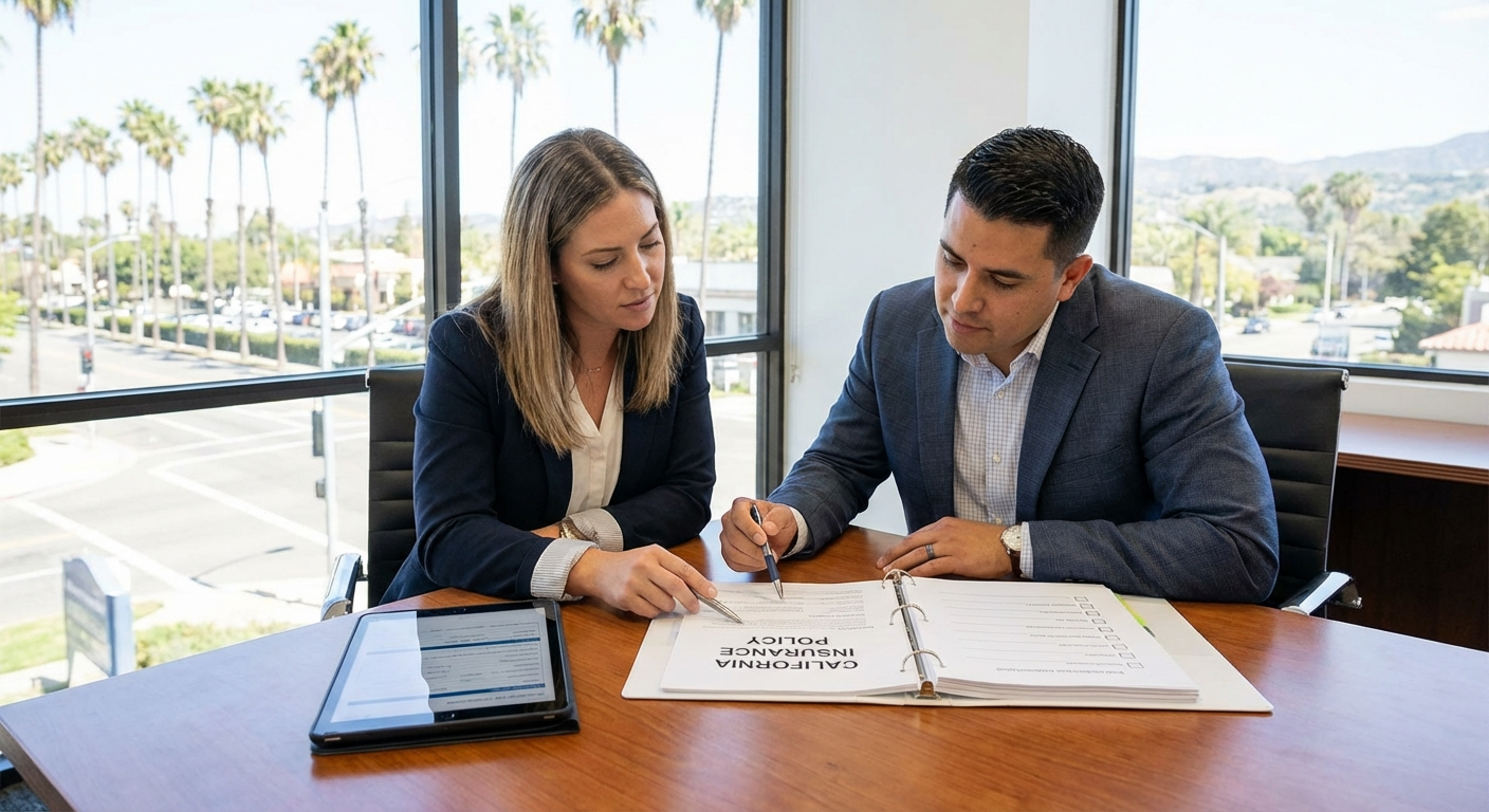 insurance california policy review checklist - California insurance guide